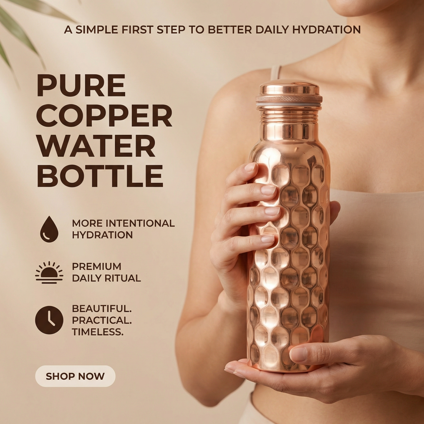 
                  
                    Diamond Copper Water Bottle
                  
                
